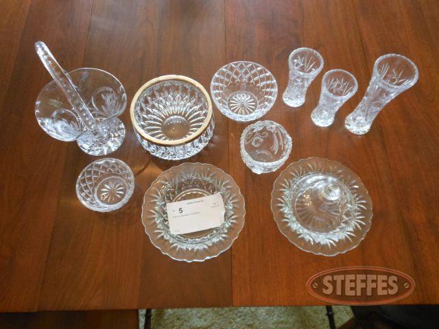 Various glassware (10 pieces)